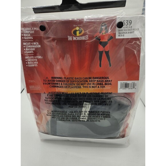 New Halloween  Cosplay Costume Adult Women 4XL  Disney Incredibles Mrs - Picture 4 of 6